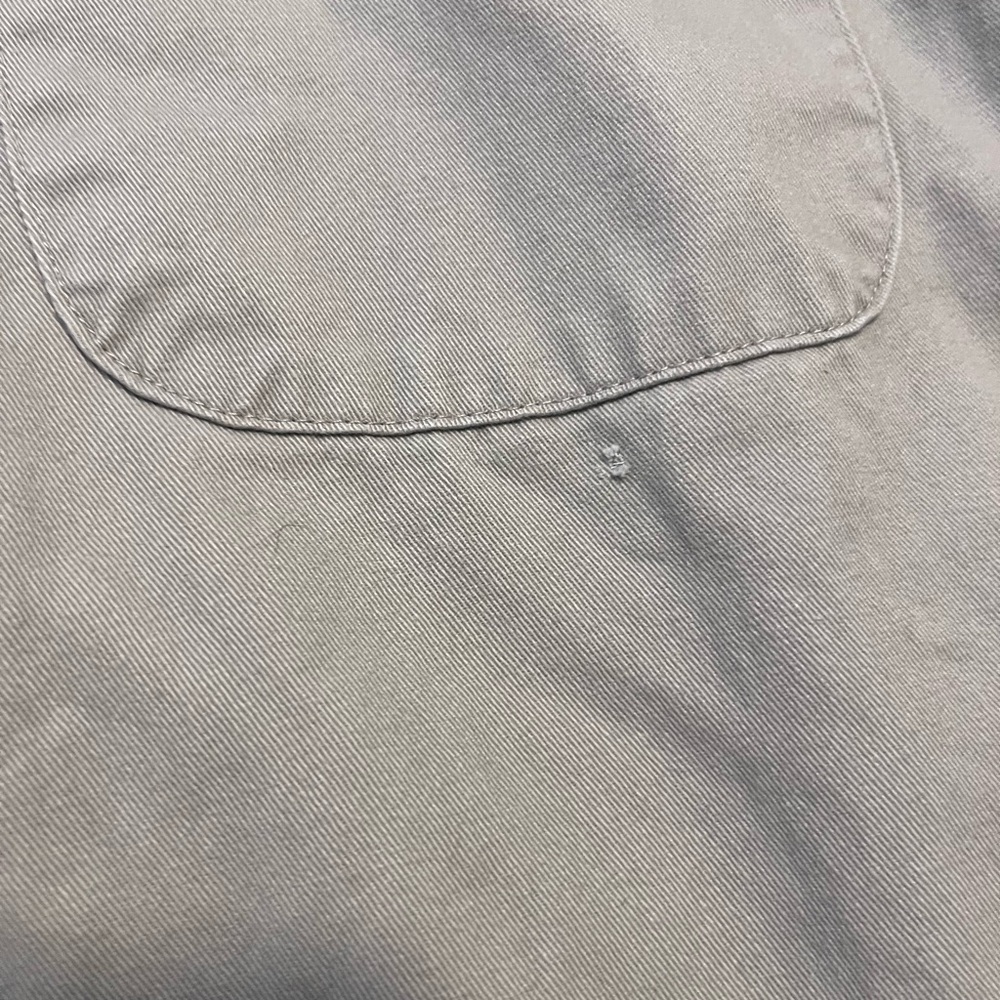Wrangler Riggs Workwear Button Down Shirt Khaki Cotton Work Shirt Mens - Picture 9 of 12